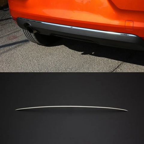 Fits Renault Clio MK5 HB 2019-2022 Chrome Rear Bumper Strips Streamer Trim 1 Pcs - Luxell Europe