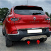 Fits Renault Kadjar 2015-2022 Chrome Exhaust Deflector Frame Trim 1 Pcs - Luxell Europe