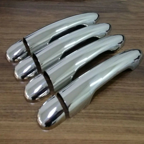 Fits Renault Megane Laguna Scenic Espace Chrome Exterior Door Handle Cover 8 Pcs 4 DOOR - Luxell Europe