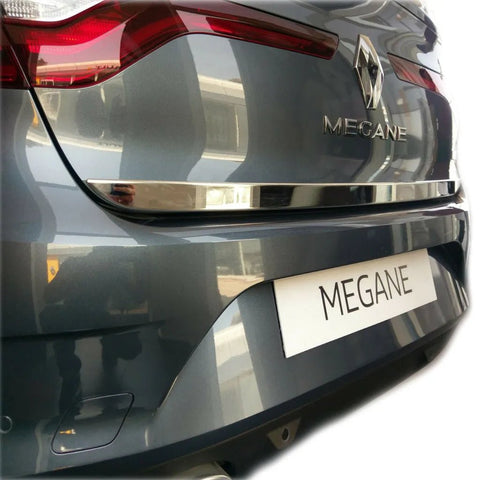 Fits Renault Megane MK4 Saloon 2016-2022 Chrome Tailgate Boot Lid Trim Strip Streamer 1 Pcs - Luxell Europe