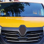Fits Renault Trafic 2014-2022 Chrome Front Grille Trim Streamer 5 Pcs - Luxell Europe