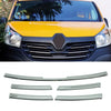 Fits Renault Trafic 2014-2022 Chrome Front Grille Trim Streamer 5 Pcs - Luxell Europe