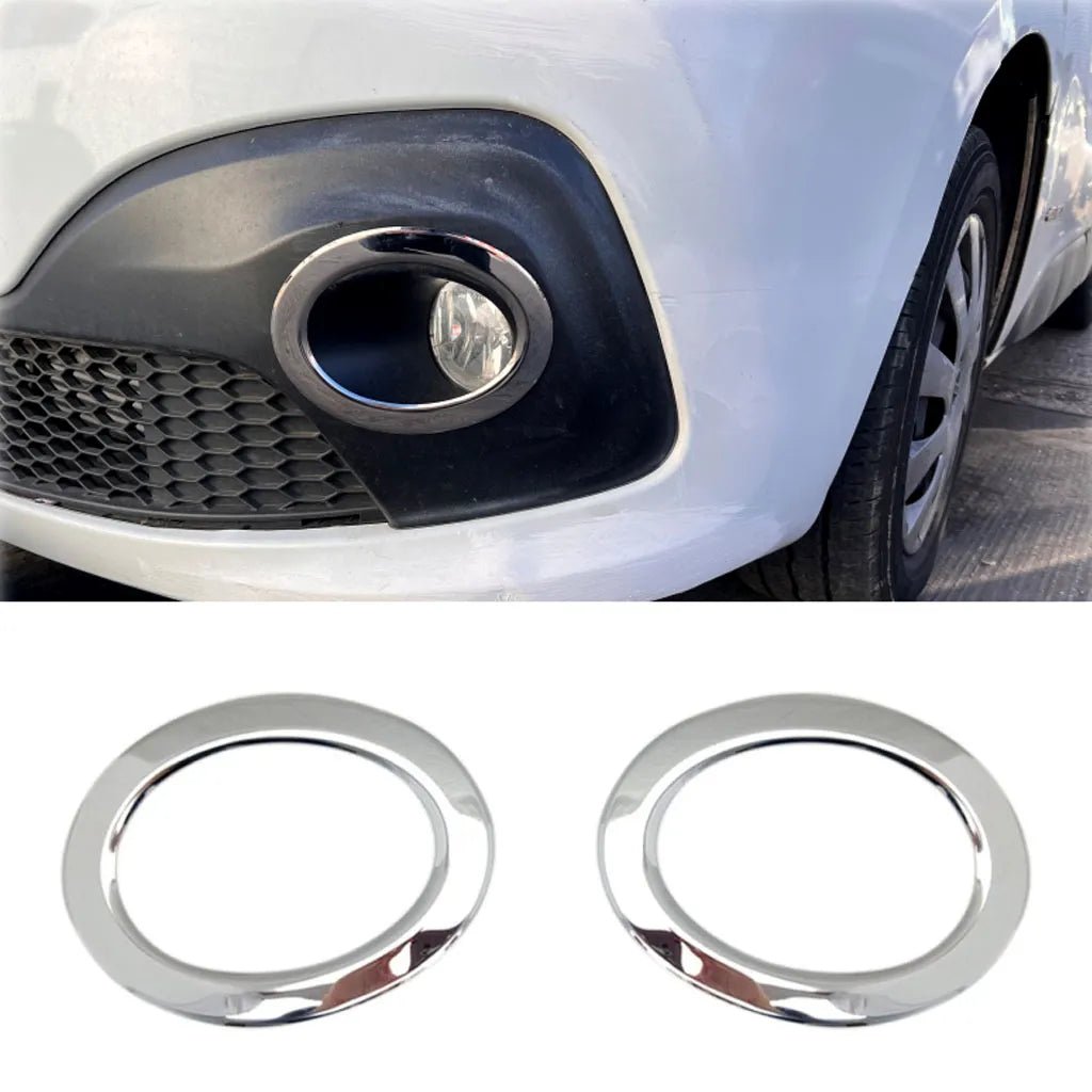 Fits Renault Trafic Nissan NV300 Fiat Talento Chrome Fog Light Lamp Cover Surrounds Trim 2 Pcs - Luxell Europe