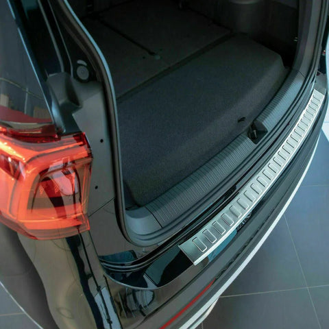 Fits Seat Tarraco 2018-2021 Chrome Rear Bumper Protector Scratch Guard - Luxell Europe