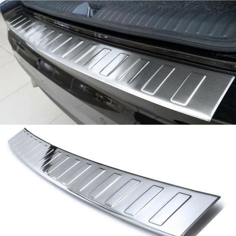 Fits Skoda Kamiq 2019-2022 Chrome Rear Bumper Protector Scratch Guard - Luxell Europe