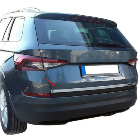 Fits Skoda Kodiaq 2017-2022 Chrome Tailgate Boot Lid Trim Strip Streamer 1 Pcs - Luxell Europe