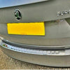 Fits Skoda Superb Estate 2008-2014 Chrome Rear Bumper Protector Scratch Guard - Luxell Europe