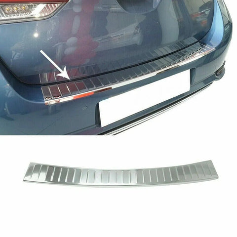 Fits Toyota Auris HB 2014-2017 Chrome Rear Bumper Protector Scratch Guard - Luxell Europe