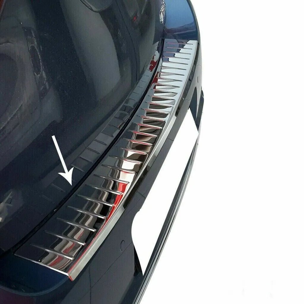 Fits Toyota Auris HB 2014-2017 Chrome Rear Bumper Protector Scratch Guard - Luxell Europe