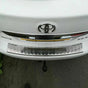 Fits Toyota Avensis Estate 2009-2015 Chrome Rear Bumper Protector Scratch Guard - Luxell Europe