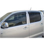 Fits Toyota Hilux 2008-2018 Wind Rain Deflector , Front Side Door Window Vent Visor 4 Pcs - Luxell Europe