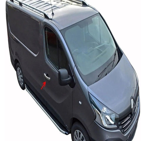 Fits Trafic Master NV300 NV400 Primastar Talento Vivaro Movano Chrome Exterior Door Handle Cover 8 Pcs 4 DOOR - Luxell Europe