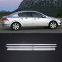 Fits Vauxhall Astra H Saloon 2004-2010 Chrome Window Frame Sill Trim Strips Streamer 4 Pcs - Luxell Europe