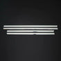 Fits Vauxhall Corsa D 2012-2021 Chrome Window Frame Sill Trim Strips Streamer 6 Pcs - Luxell Europe