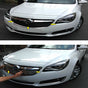 Fits Vauxhall Insignia Saloon 2013-2016 Chrome Front Grille Trim Streamer 4 Pcs - Luxell Europe