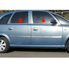 Fits Vauxhall Meriva A 2003-2011 Chrome Window Frame Sill Trim Strips Streamer 4 Pcs - Luxell Europe