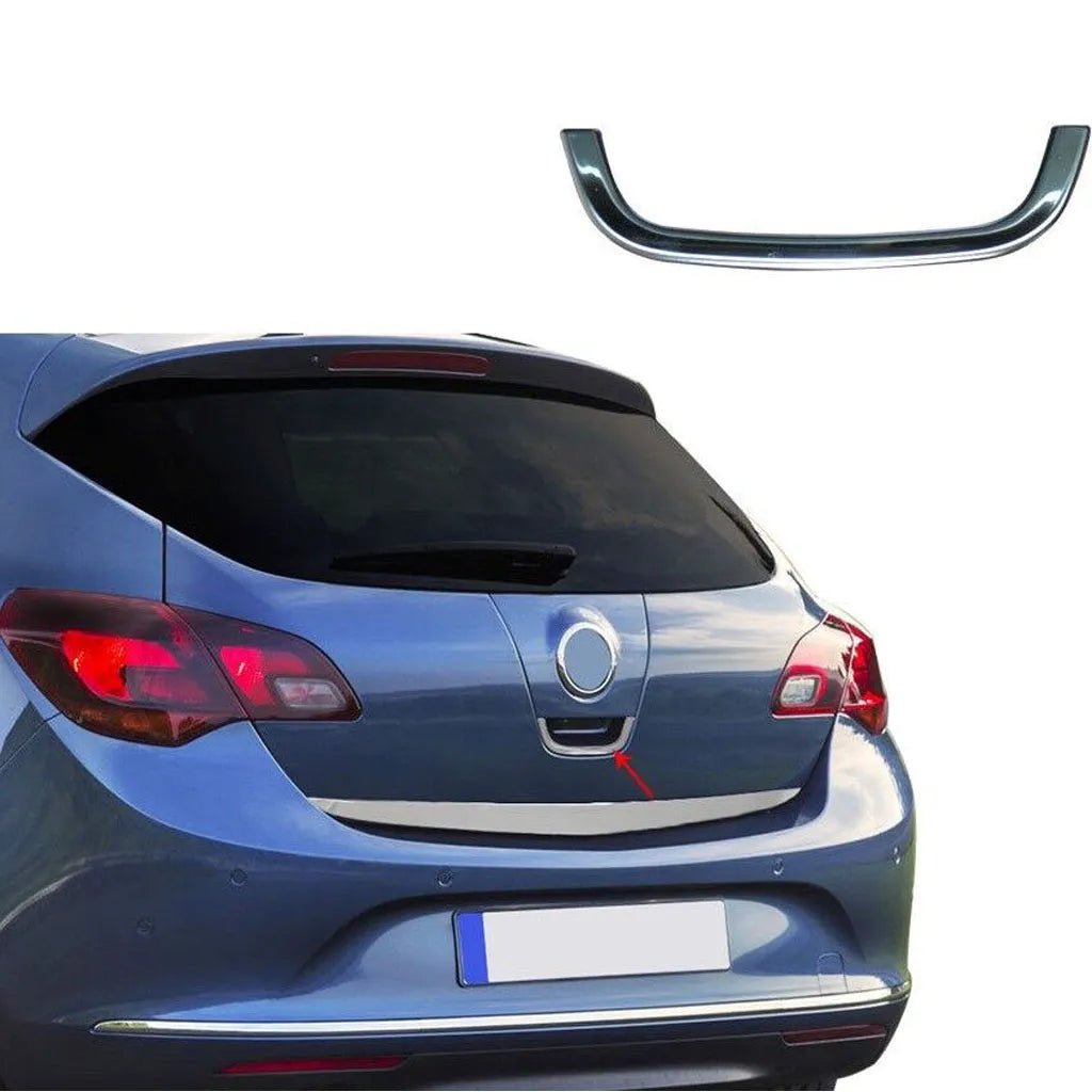 Fits Vauxhall Opel Astra J HB 2010-2014 Chrome Tailgate Door Handle Cover 1 Pcs - Luxell Europe