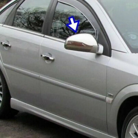Fits Vauxhall Opel Vectra C & Signum 2002-2008 Chrome Side View Wing Mirror Trim Cover 2 Pcs - Luxell Europe