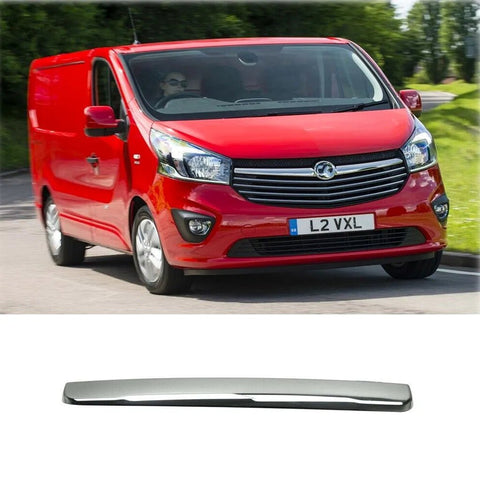 Fits Vauxhall Vivaro Renault Trafic Nissan NV300 Fiat Talento Chrome Tailgate Boot Lid Trim Strip Streamer 1 Pcs - Luxell Europe