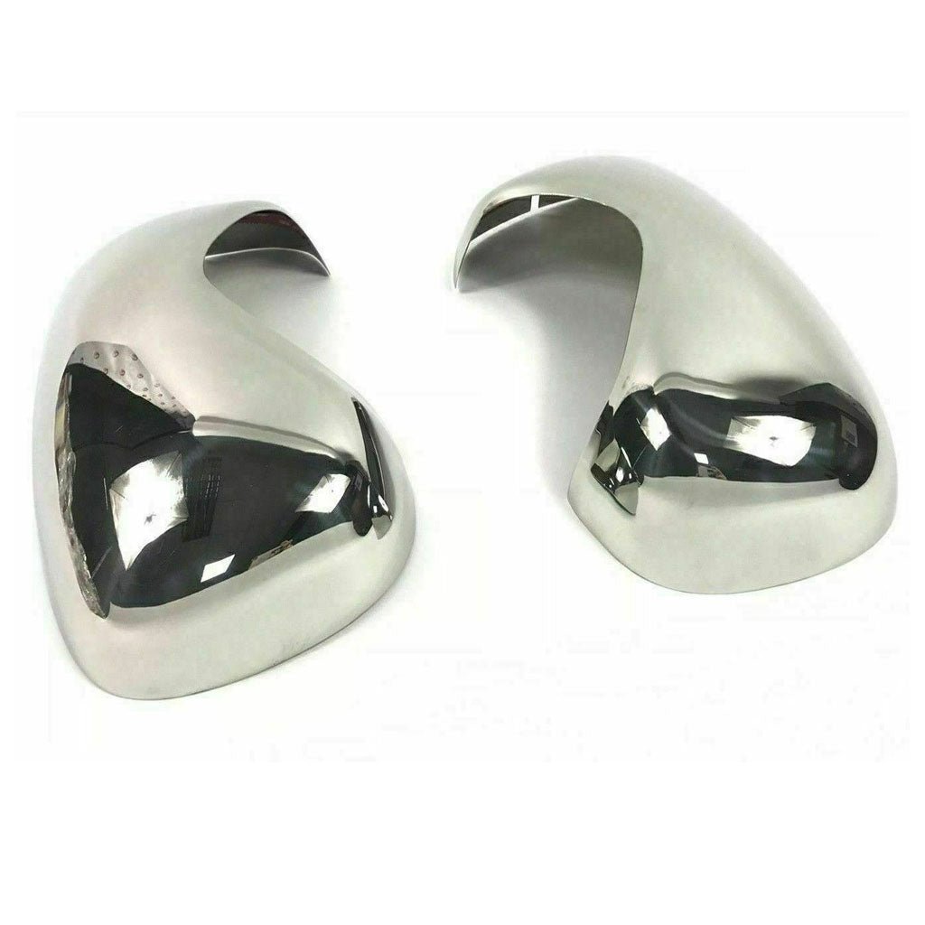 Fits Vauxhall Vivaro / Renault Trafic / Nissan Primastar 2001-2014 ABS Plastic Side View Wing Mirror Trim & Chrome Exterior Door Handle Cover SET - Luxell Europe