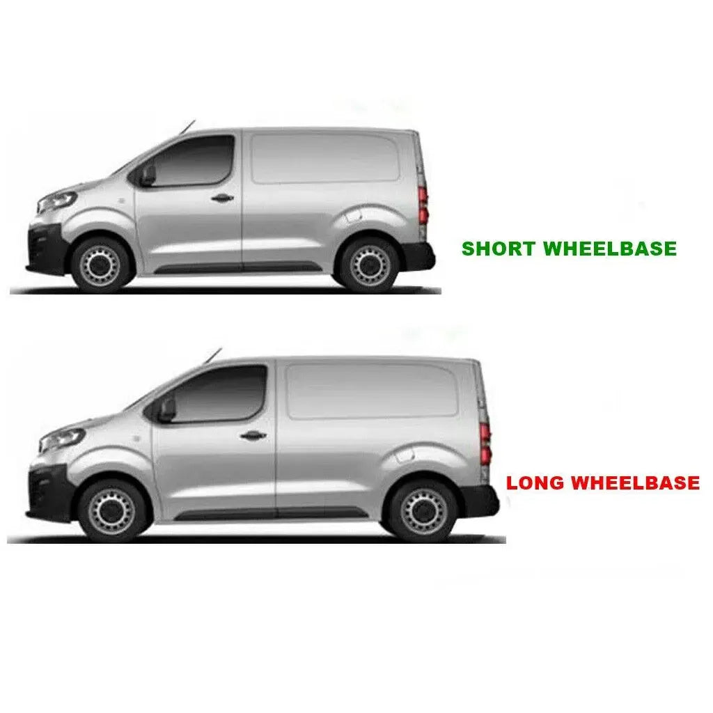 Fits VIVARO/ZAFIRA/EXPERT/TRAVELLER/DISPATCH/PROACE (SWB) Rear Bumper Protector Scratch Guard (Short Chassis) - Luxell Europe