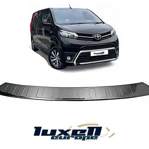 Fits VIVARO/ZAFIRA/PROACE/EXPERT/TRAVELLER/DISPATCH 2016 > Chrome Rear Bumper Protector - Luxell Europe