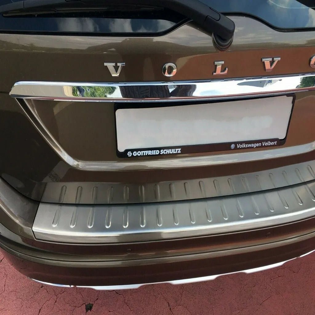 Fits Volvo V70 Estate 2013-2018 Chrome Rear Bumper Protector Scratch Guard - Luxell Europe