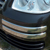 Fits VW Caddy MK3 2003-2009 Chrome Front Bumper Trim Strip Streamer 4 Pcs - Luxell Europe