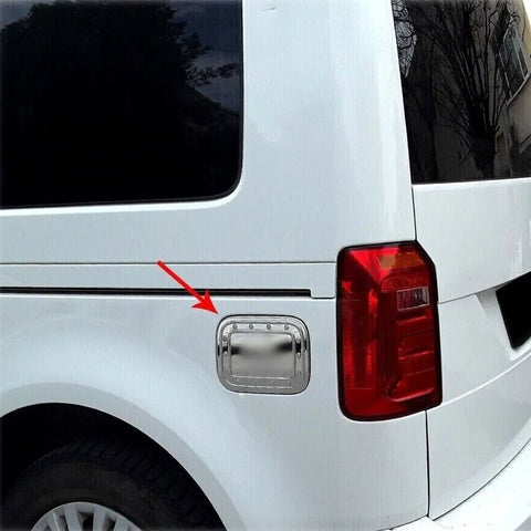 Fits VW Caddy MK3 2003-2014 Chrome Fuel Tank Cap Flap Cover - Luxell Europe