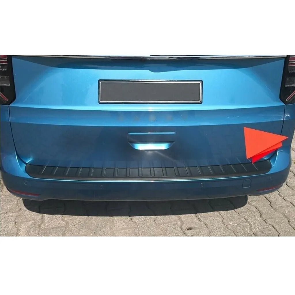 Fits VW Caddy MK5 2020-2022 ABS Rear Bumper Protector Scratch Guard - Luxell Europe