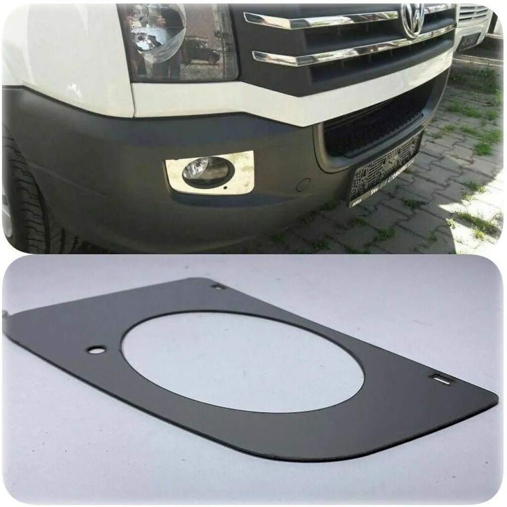 Fits VW Crafter 2006-2017 Chrome Fog Light Lamp Cover Surrounds Trim 2 Pcs - Luxell Europe