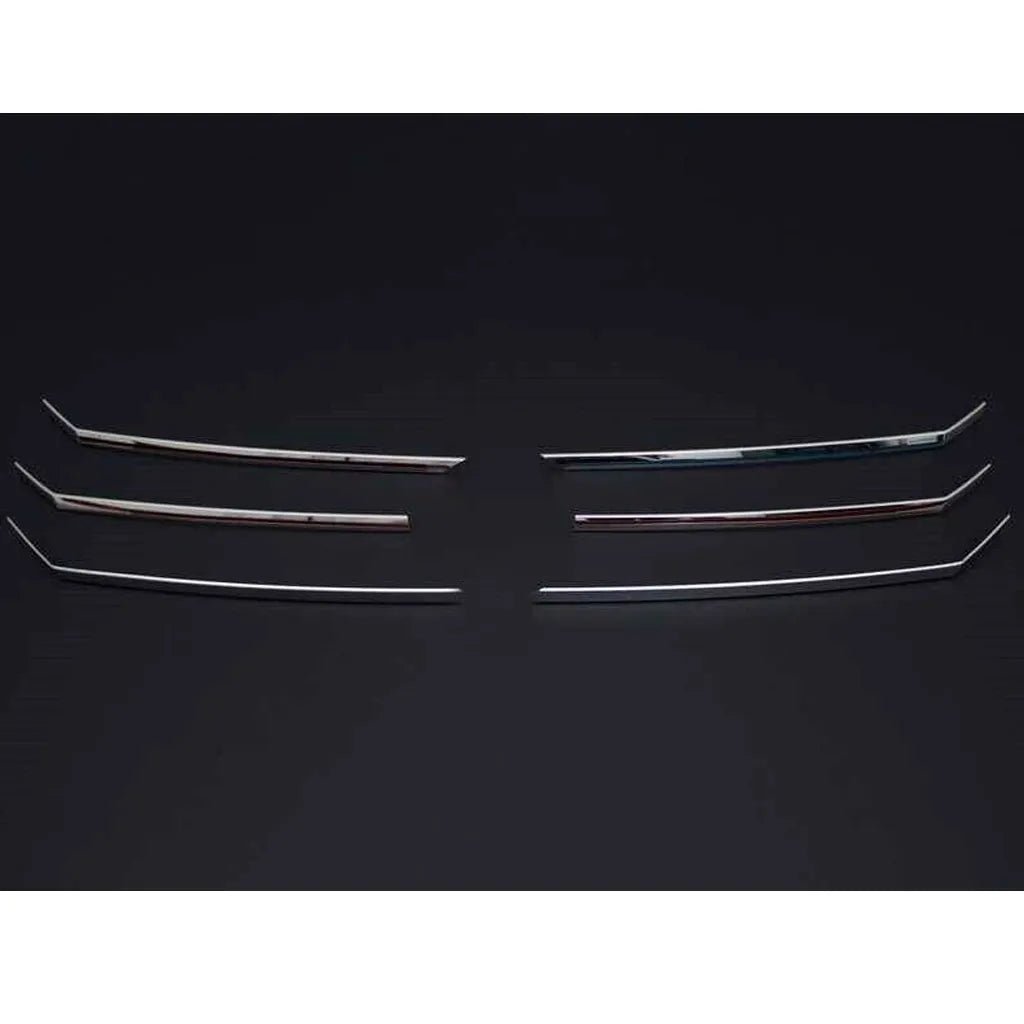 Fits VW Crafter 2013-2017 Chrome Front Grille Trim Streamer 6 Pcs - Luxell Europe