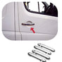 Fits VW Crafter 2017-2021 Chrome Exterior Door Handle Cover 8 Pcs 4 DOOR - Luxell Europe