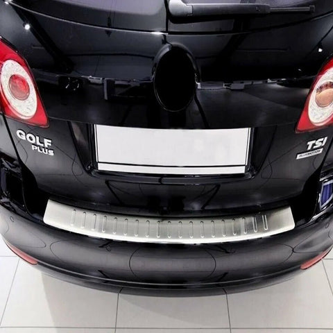 Fits VW Golf MK6 Plus 2006-2013 Chrome Rear Bumper Protector Scratch Guard - Luxell Europe