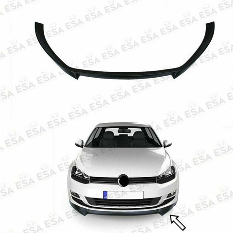 Fits VW Golf MK7 2012-2019 Front Bumper Lower Splitter Lip Spoiler - Luxell Europe
