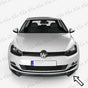 Fits VW Golf MK7 2012-2019 Front Bumper Lower Splitter Lip Spoiler - Luxell Europe