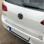 Fits VW Golf MK7 2013-2019 Chrome Rear Bumper Protector Scratch Guard - Luxell Europe