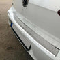 Fits VW Golf MK7 2013-2019 Chrome Rear Bumper Protector Scratch Guard - Luxell Europe