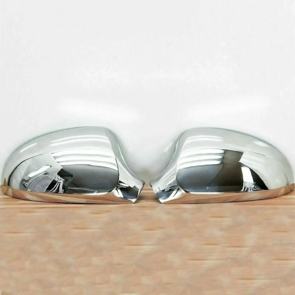 Fits VW Passat 3C B6 2005-2012 Chrome Side View Wing Mirror Trim Cover 2 Pcs - Luxell Europe