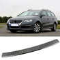 Fits VW Passat 3C B6 SW 2005-2012 Chrome Rear Bumper Protector Scratch Guard - Luxell Europe