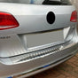 Fits VW Passat 3C B7 Estate 2010-2014 Chrome Rear Bumper Protector Scratch Guard - Luxell Europe