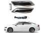 Fits VW Passat B8.5 Saloon 2018-2022 Chrome Exhaust Deflector Frame Trim 4 Pcs - Luxell Europe