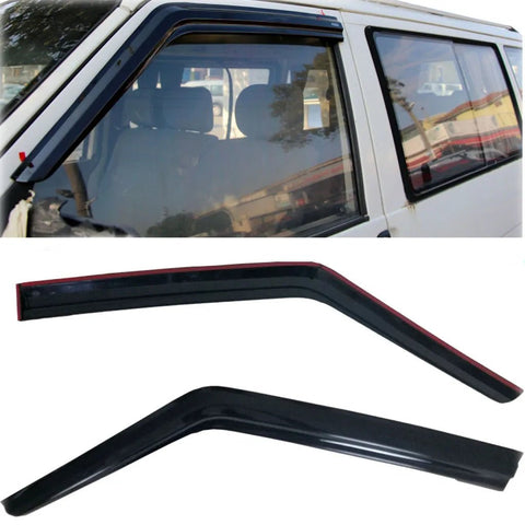Fits VW T4 Transporter 1990-2003 Wind Rain Deflector , Front Side Door Window Vent Visor 2 Pcs - Luxell Europe