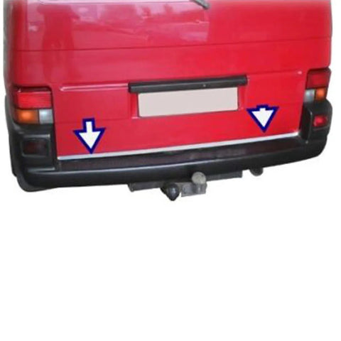 Fits VW T4 Transporter Caravelle 1995-2003 Chrome Tailgate Boot Lid Trim Strip Streamer 1 Pcs - Luxell Europe