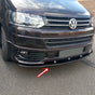 Fits VW T5 / T5.1 Transporter / Caravelle SPORTLINE 2010-2014 Front Bumper Lower Splitter Lip Spoiler - Luxell Europe