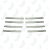 Fits VW T5 Transporter 2003-2009 Chrome Front Grille Trim Streamer 8 Pcs - Luxell Europe