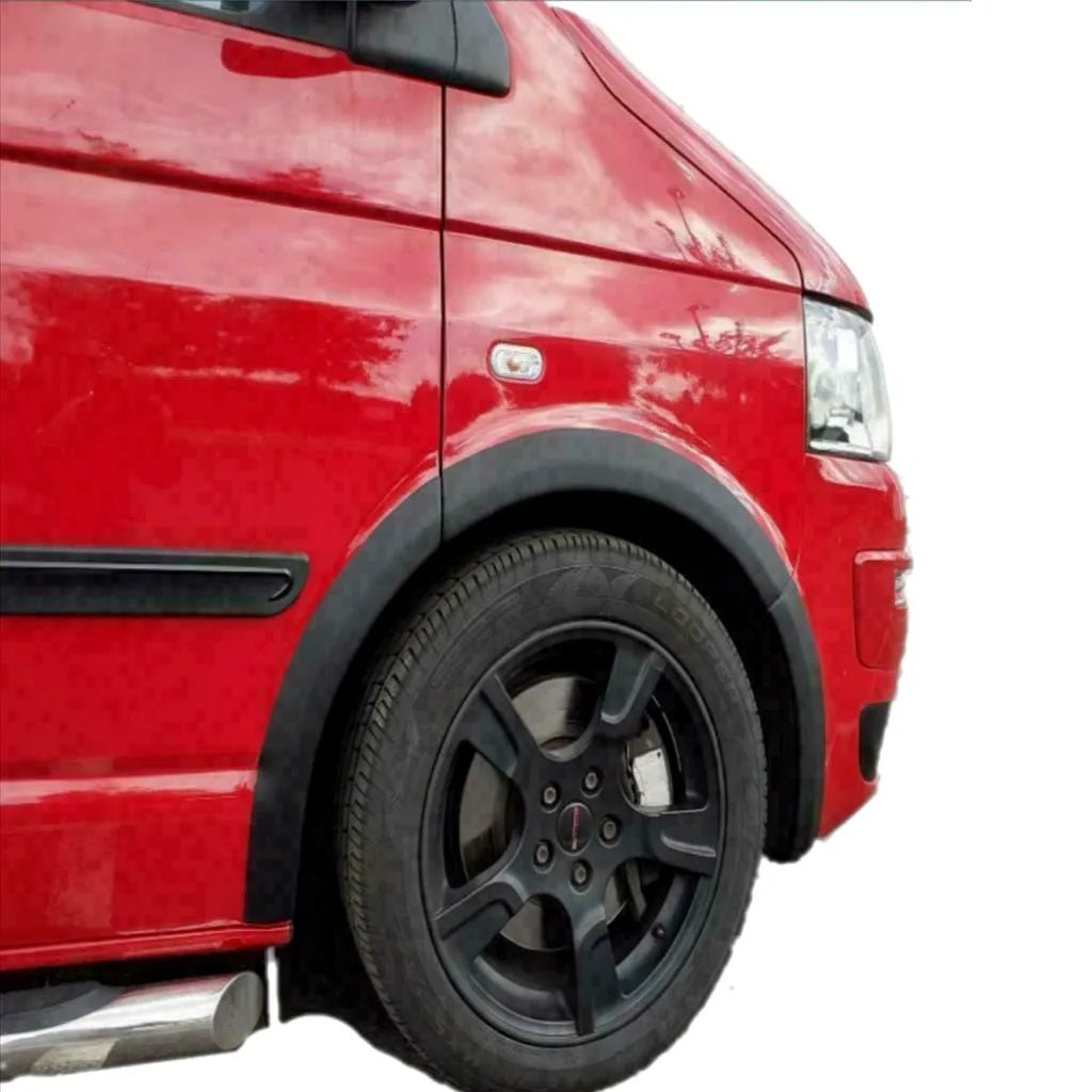 Fits VW T5 Transporter / Caravelle 2003-2015 Wheel Arch Cover Fender Molding Flare 10 Pcs - Luxell Europe
