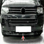 Fits VW T5.1 Transporter / Caravelle 2010-2014 Front Bumper Lower Splitter Lip Spoiler - Luxell Europe