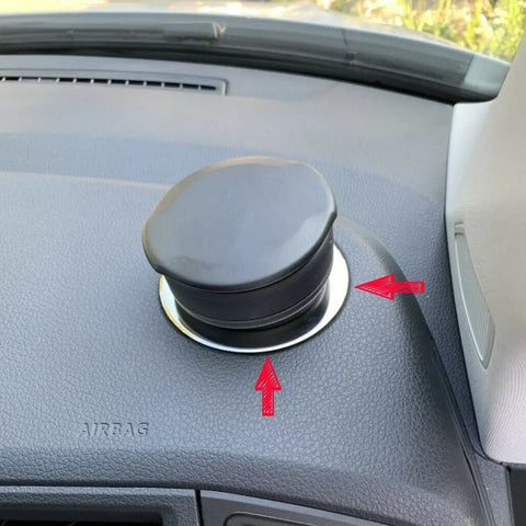 Fits VW T6 Transporter 2015-2021 Chrome Dash Cup Holder Surround Trim 2 Pcs - Luxell Europe