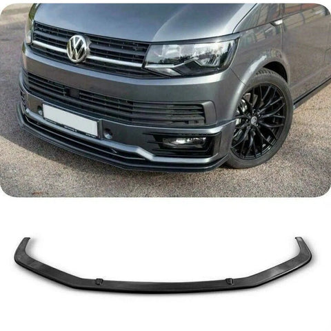 Fits VW T6 Transporter / Caravelle SPORTLINE 2015-2019 Front Bumper Lower Splitter Lip Spoiler - Luxell Europe